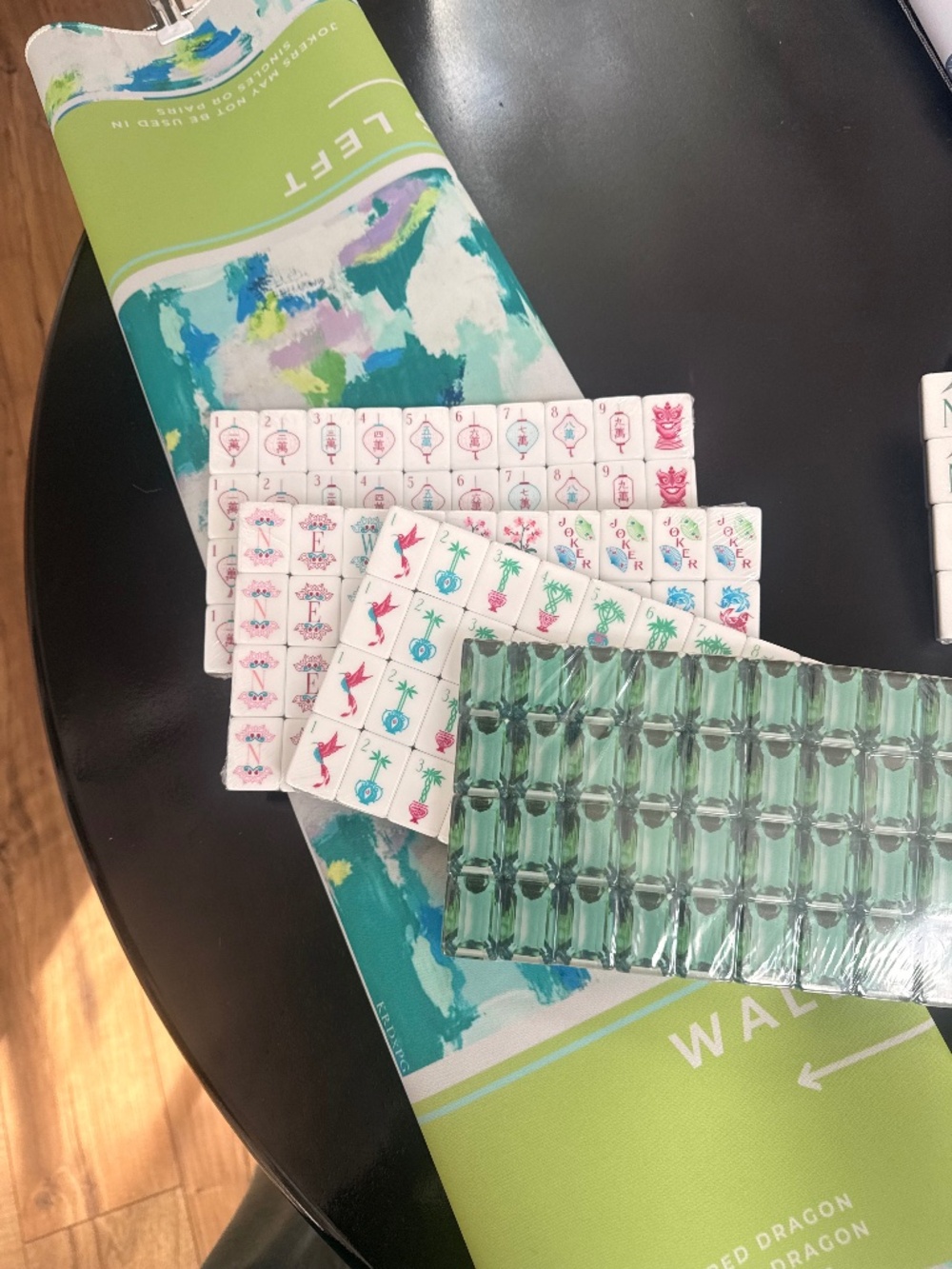 Mahjong Tile Set and Mat